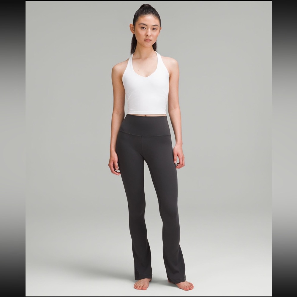 lululemon athletica Grey High-Rise Flare Leggings